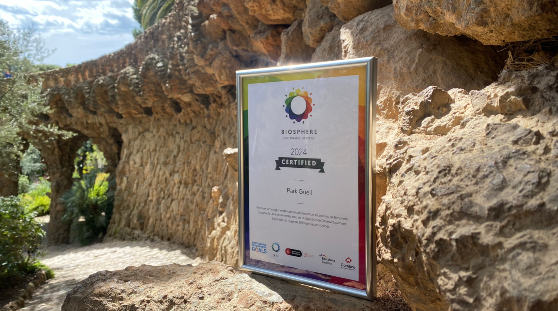 Le Park Güell renouvelle son certificat Biosphère