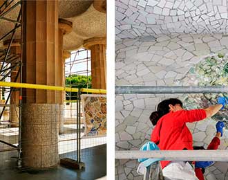 Estado de las obras de restauración Estado de las obras de restauración