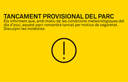 TANCAMENT PROVISIONAL DEL PARK GÜELL TANCAMENT PROVISIONAL DEL PARK GÜELL