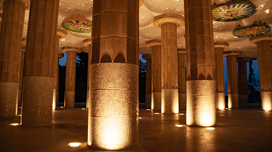El Park Güell se ilumina en Navidad El Park Güell se ilumina en Navidad