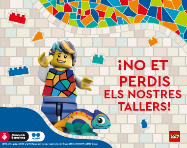 Do you like playing with LEGO pieces? Fancy making your own trencadís [broken-tile mosaics]?