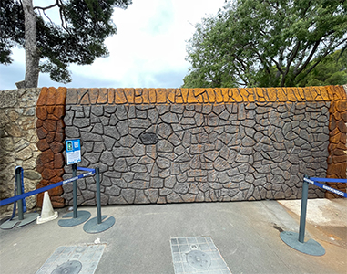 Finalitzen les obres de restauració de la porta del Carmel 