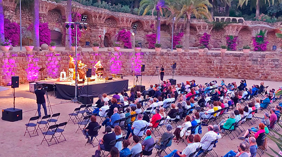 Summer of music and films at Park Güell