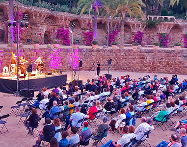 Summer of music and films at Park Güell
