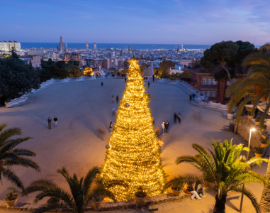 El Park Güell se ilumina por Navidad