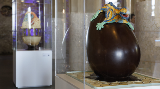 “Gaudí en xocolata”: ous de Pasqua d’autor al Park Güell per celebrar un any de Gaudí, arquitectura i ciutadania 