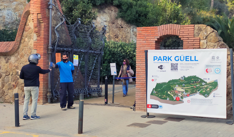 Zona regulada Park Guell